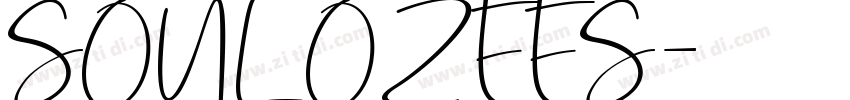 SOUL OZEES字体转换